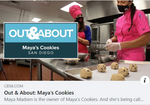 Out & About: Maya's Cookies Maya Madsen is the owner of Maya's Cookies. And she's being called the top Black-owned gourmet Vegan cookie maker.