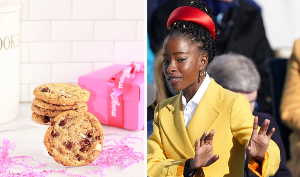 INAUGURATION POET AMANDA GORMAN IS NOW A VEGAN COOKIE FOR BLACK HISTORY MONTH