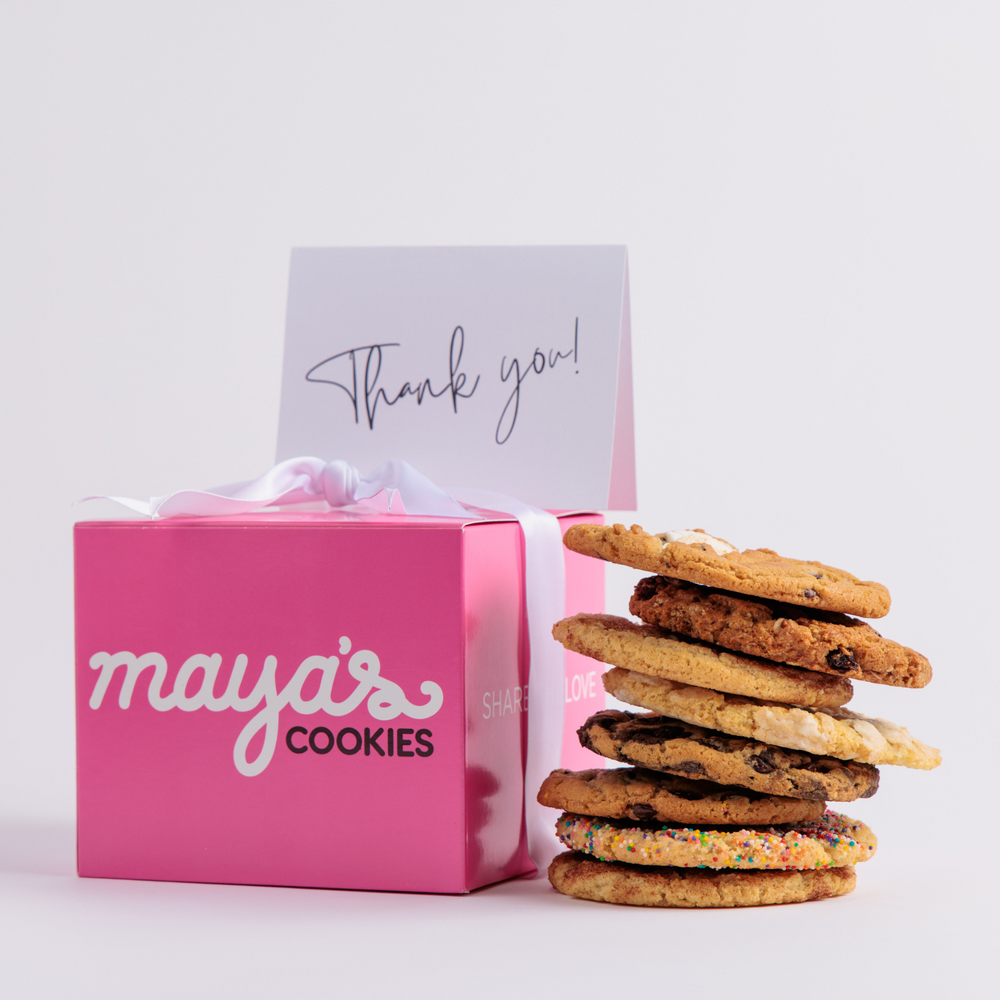 Mayas Marcado Rosa Box Maya’s Special Occasion Gift Box | Gourmet Cookie Gifts – Maya's Cookies
